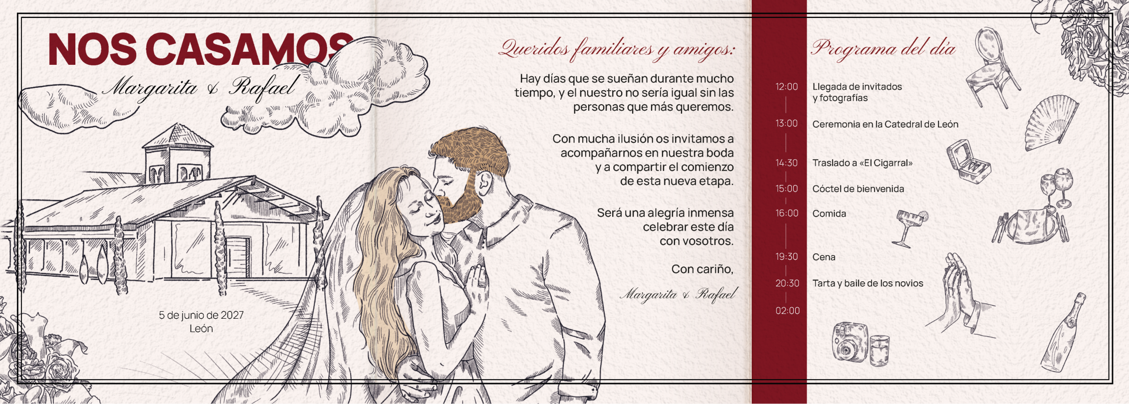 Segunda parte de la invitación